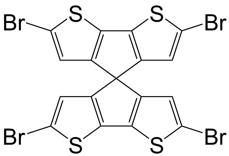 4,4'-Spirobi[4H-cyclopenta [2,1-b:3,4-b']dithiophene],2,2',6,6'-tetrabromo-/1003854-30-5